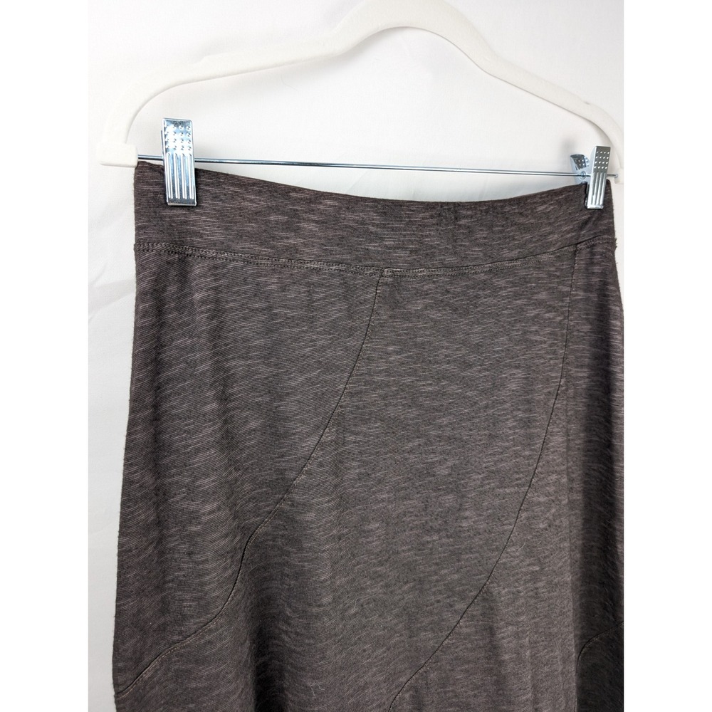 Horny Toad Chaka Midi Skirt Size S Brown Organic Cotton Granola Hike Athleisure - Picture 2 of 7